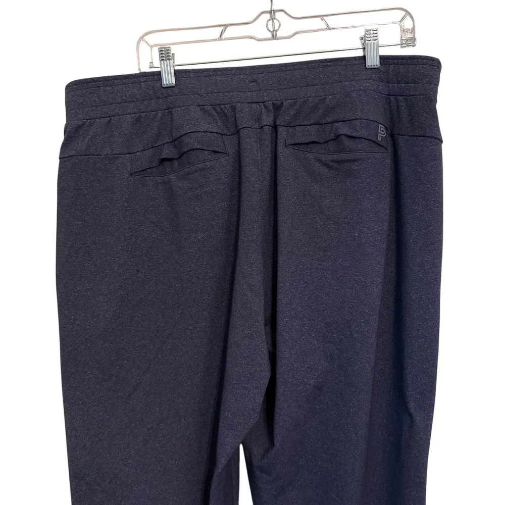 Public Rec Gamechanger Pant Mens Sz 40 Navy Blue Heather Tapered Athleisure Soft - Picture 13 of 15